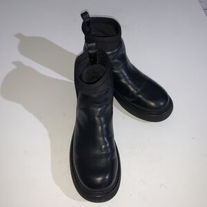 Dream Pairs Boots Womens Size 9.5 Black Sock Ankle Pull On Platform Booties